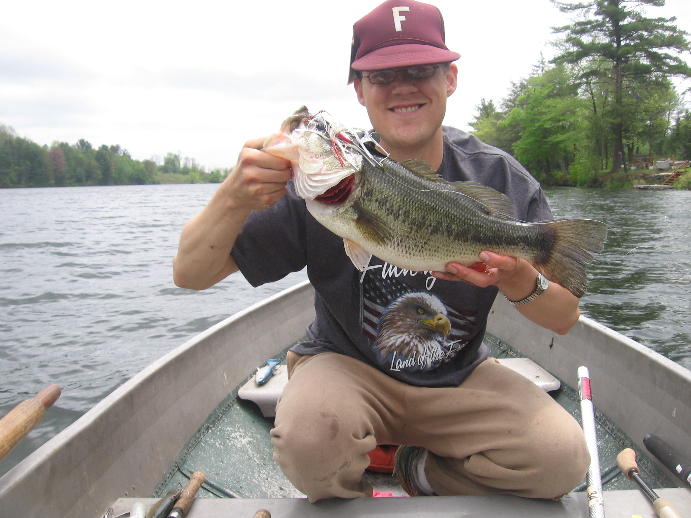 4 lb, 12 ounce largemouth bass