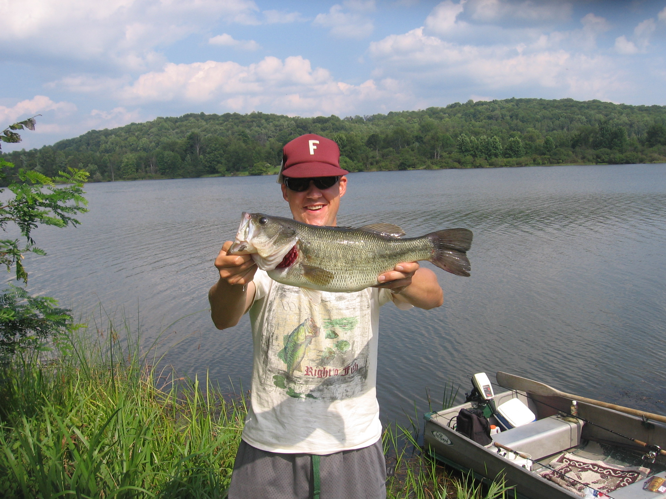 4 lb, 8 ounce largemouth bass
