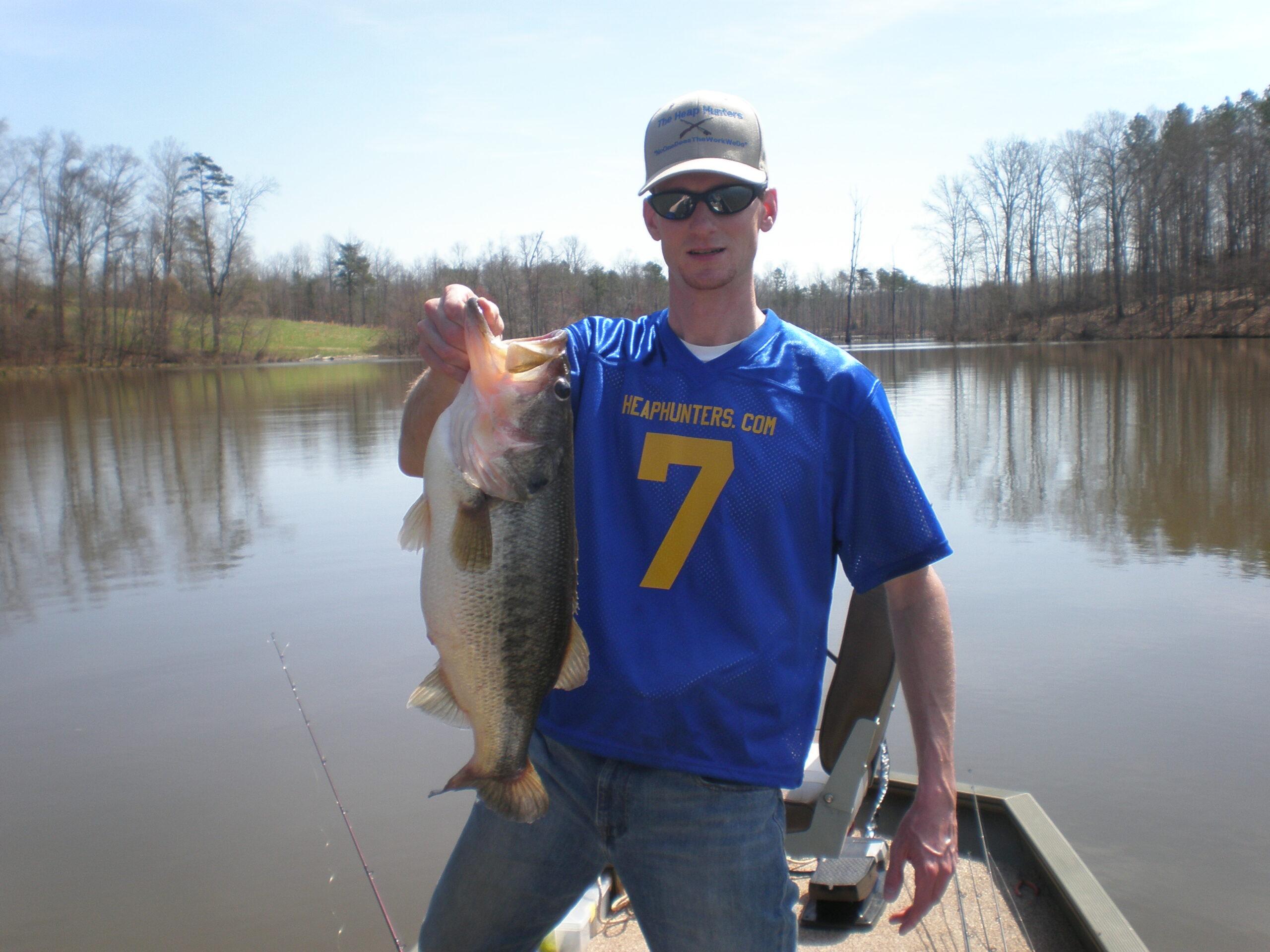 7 lb, 4 ounce largemouth bass