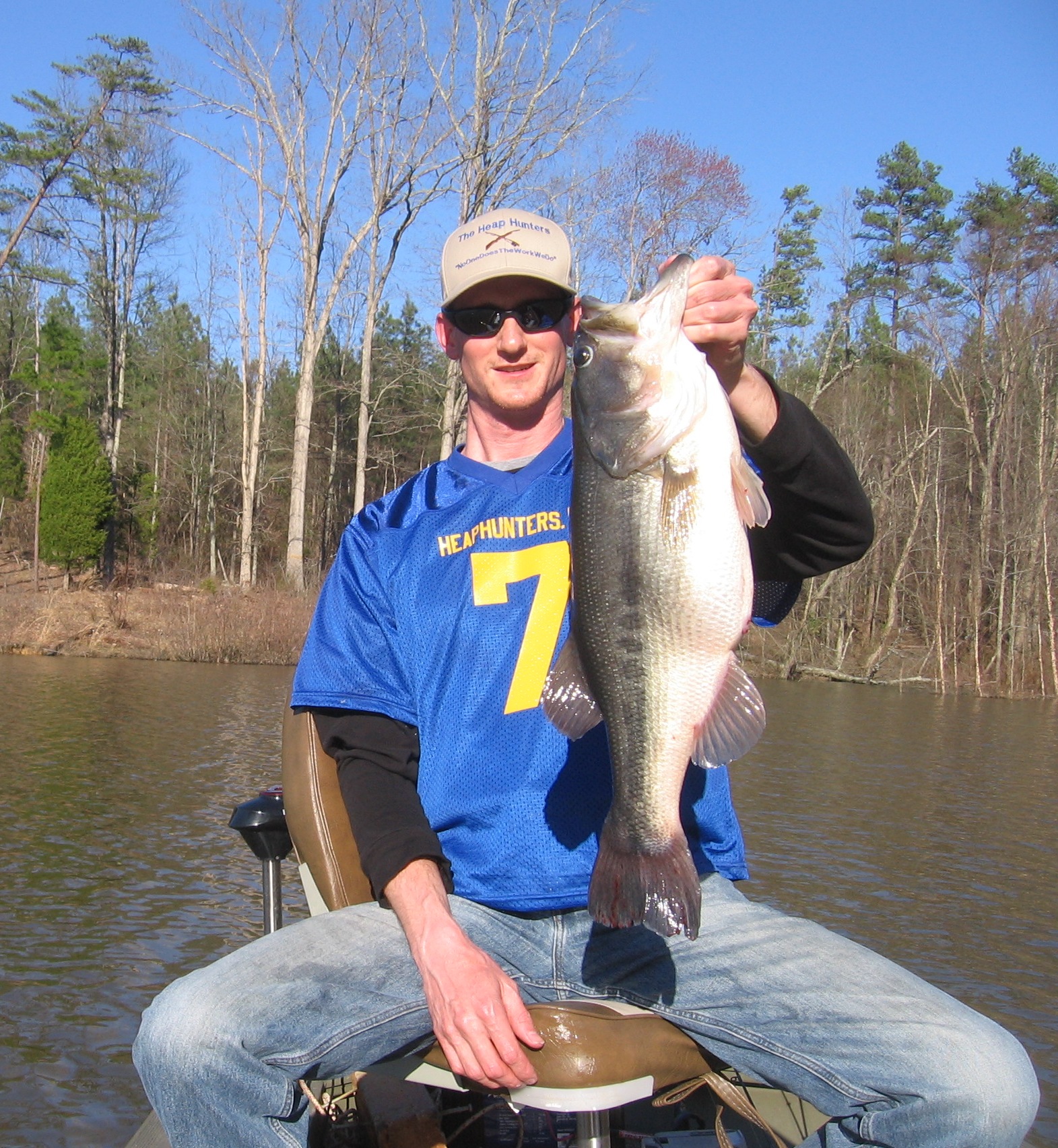 7 lb, 11 ounce largemouth bass