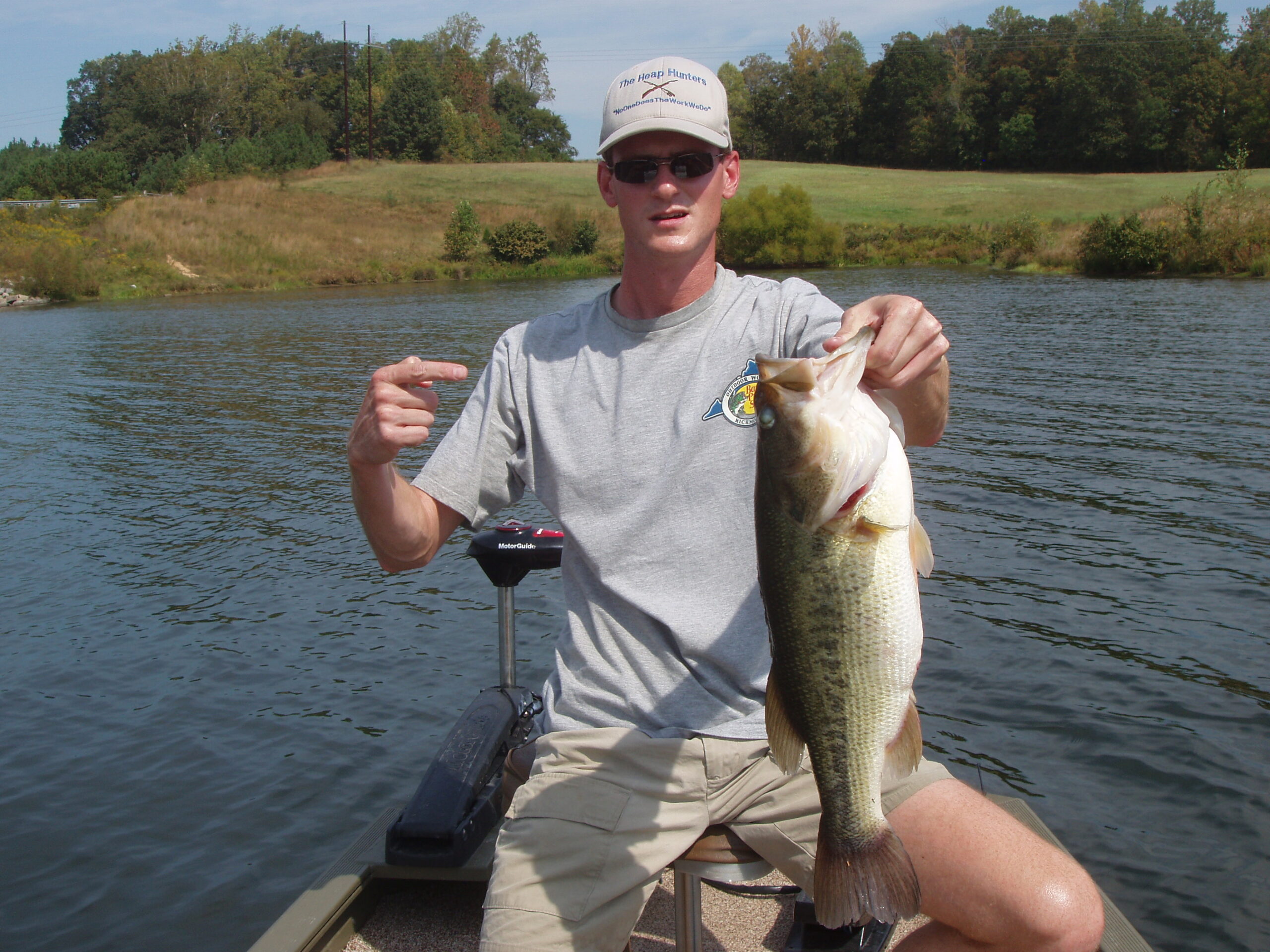 6 lb, 2 ounce largemouth bass