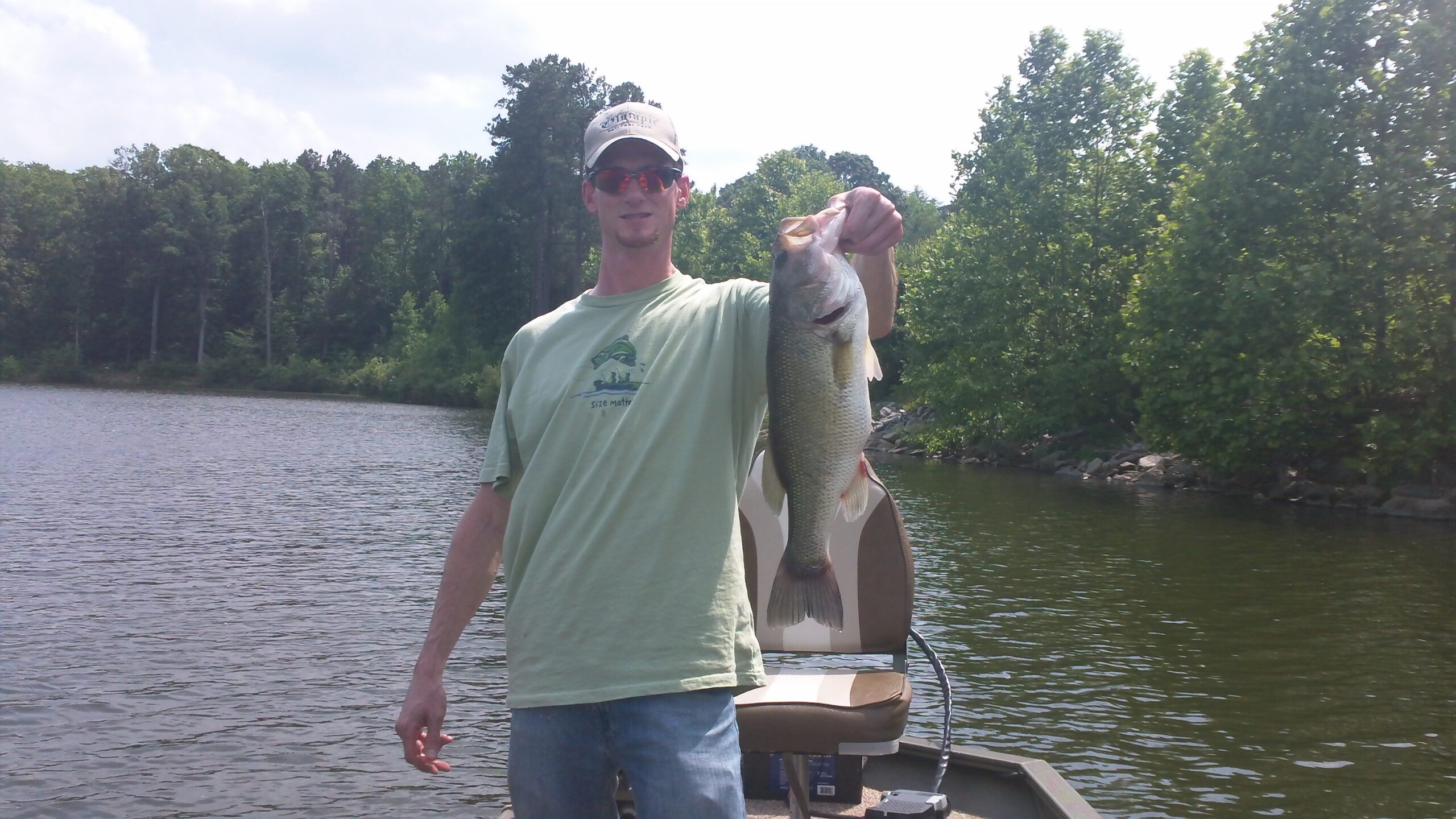 4 lb, 13 ounce largemouth bass