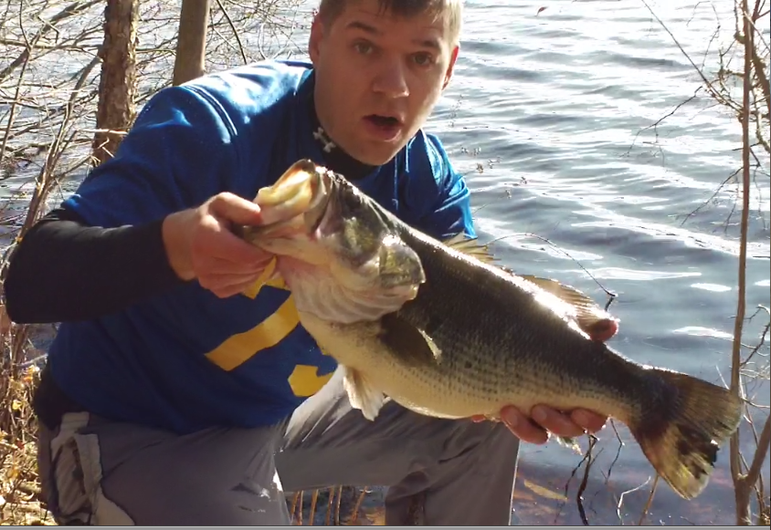 6 lb, 11 ounce largemouth bass