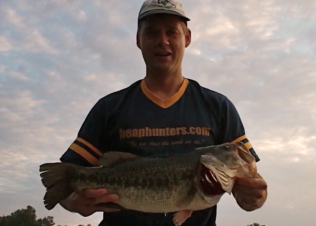 7 lb, 7 ounce largemouth bass