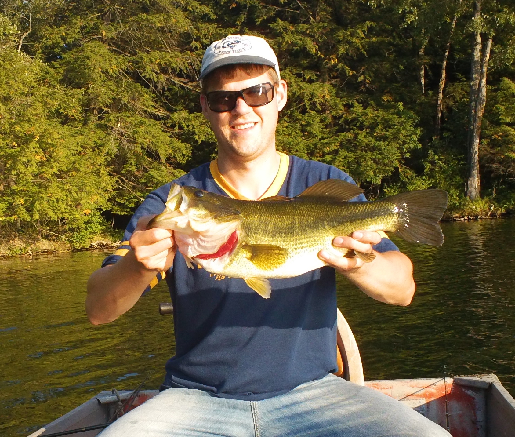 4 lb, 8 ounce largemouth bass